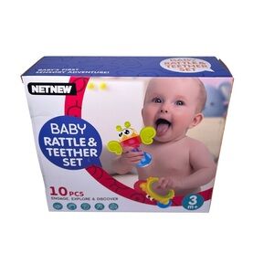 Baby Rattle & Teether Set - Colorful